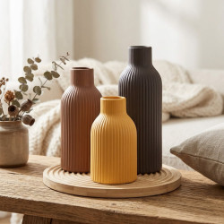 Porcelain Vase Set 3 Pcs